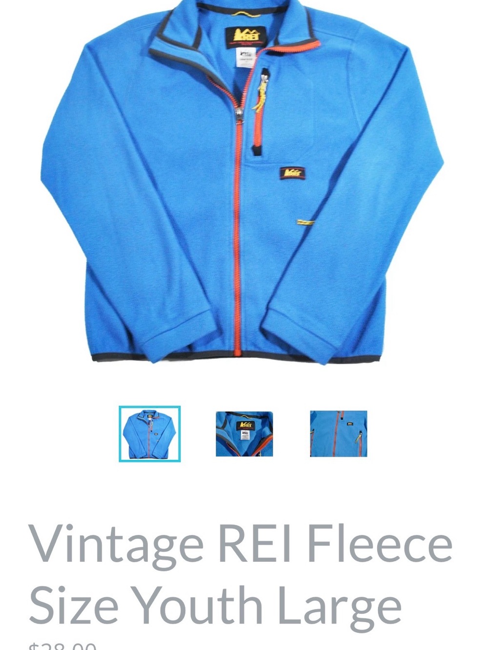 Vintage REI Kids’ Fleece Jacket
